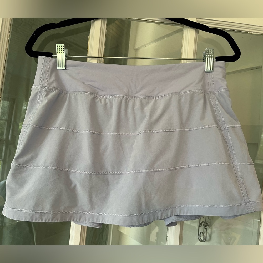 Lululemon Pace Rival Mid Rise Skirt Pastel Blue